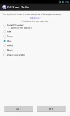 Call Screen Shutter android App screenshot 0